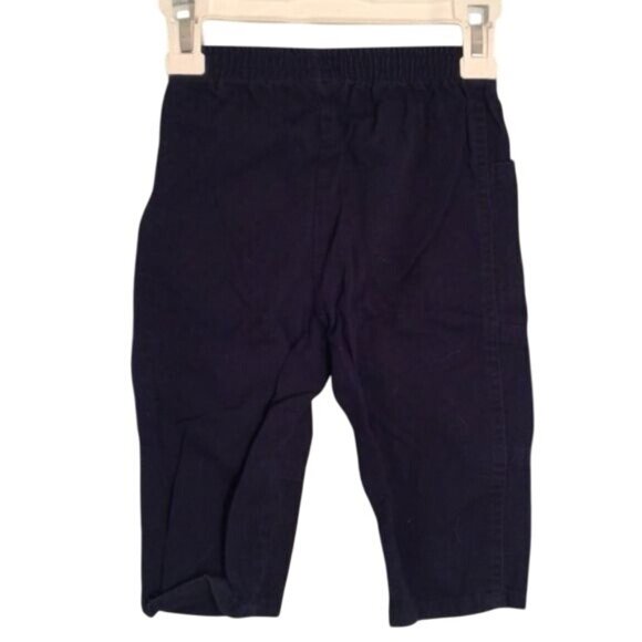 T.K.S. Basics Size 18 Mos Toddler Boys Navy Elastic Waist Pull on Pants - Picture 5 of 6